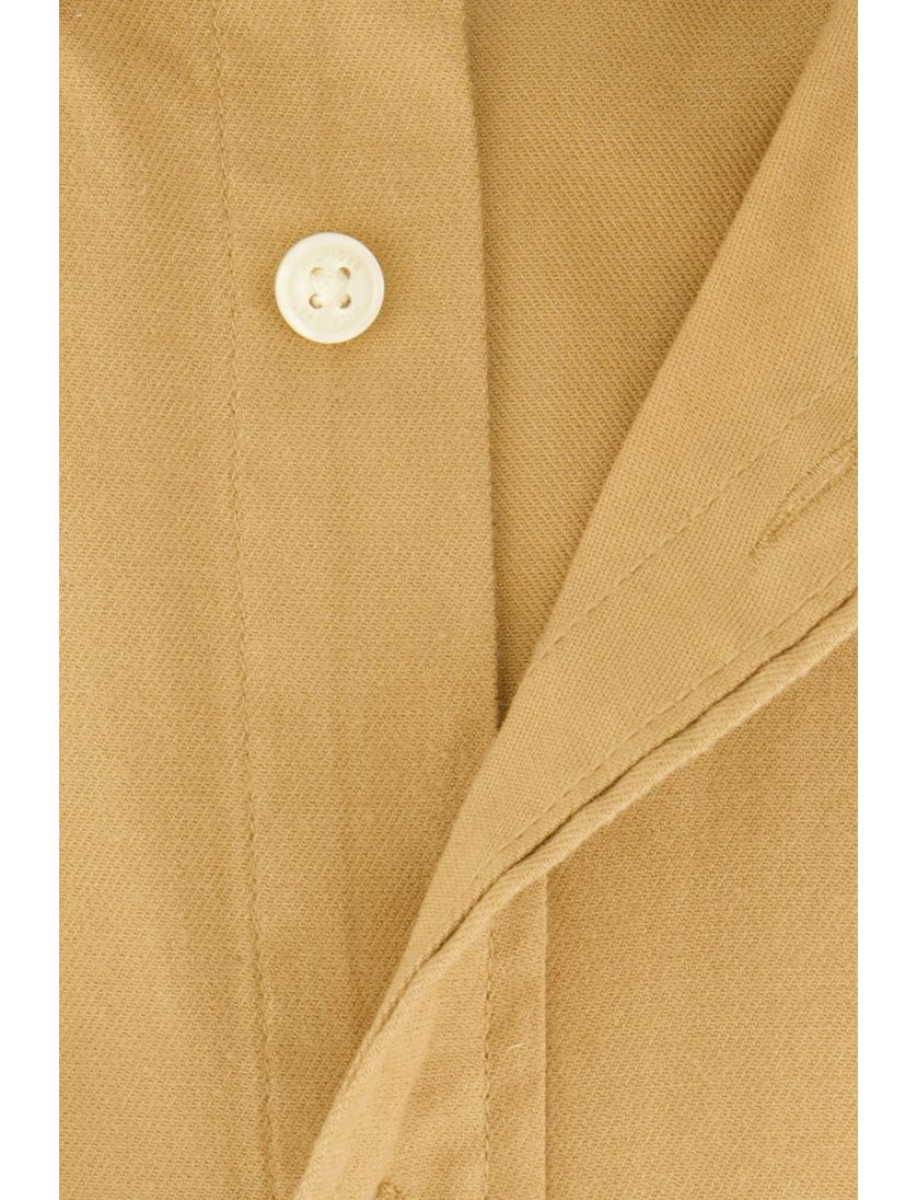 Katoenen Tommy Hilfiger overhemd beige Regular Fit