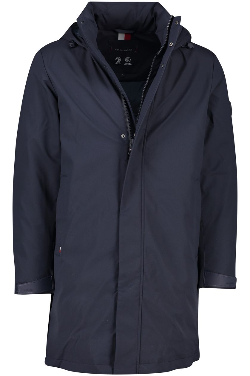 Tommy Hilfiger winterjas donkerblauw parka