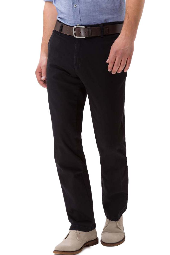pantalon Eurex denim zwart normale fit