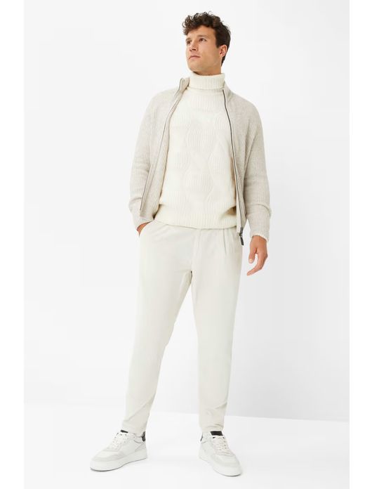 Brax vest gebreid beige