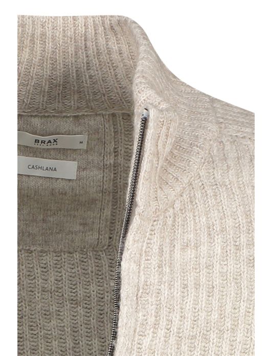 Brax vest gebreid beige