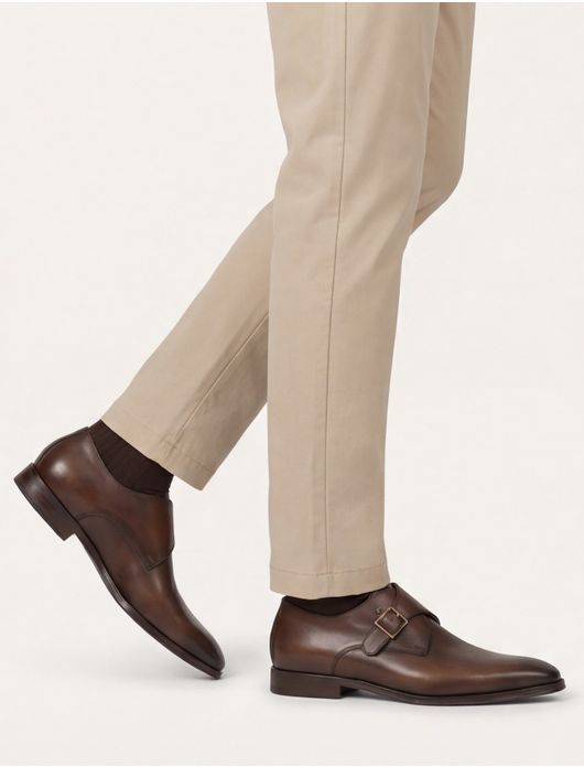 nette schoenen Raffa Van Bommel effen leer bruin