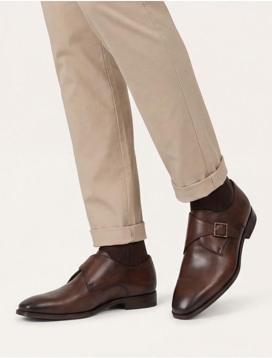 nette schoenen Raffa Van Bommel effen leer bruin