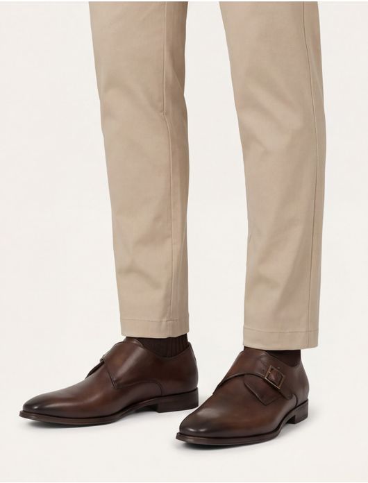 nette schoenen Raffa Van Bommel effen leer bruin