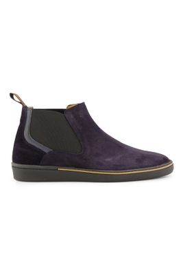 Floris van Bommel van Bommel schoenen Bora suede donkerblauw