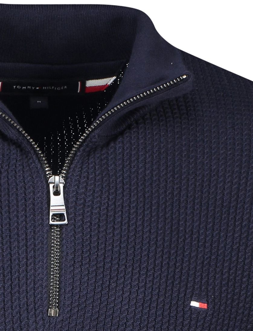 Tommy Hilfiger trui gebreid donkerblauw Big & Tall