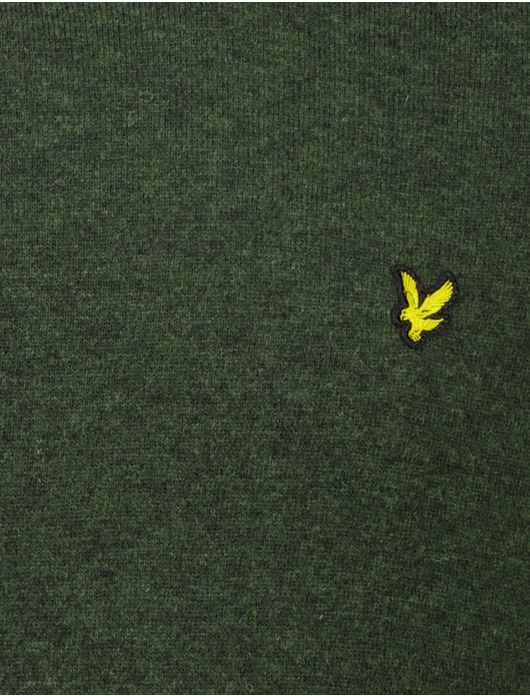 Lyle & Scott trui groen gemeleerd