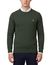 Lyle & Scott trui groen gemeleerd ronde hals