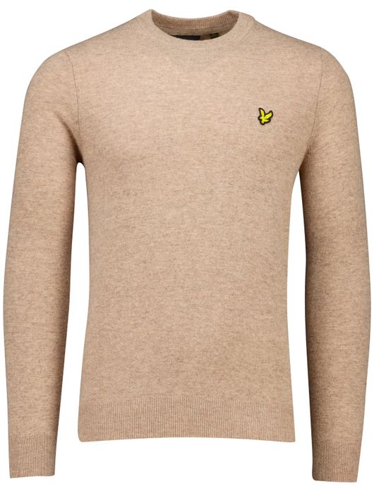 Lyle & Scott trui bruin gemeleerd