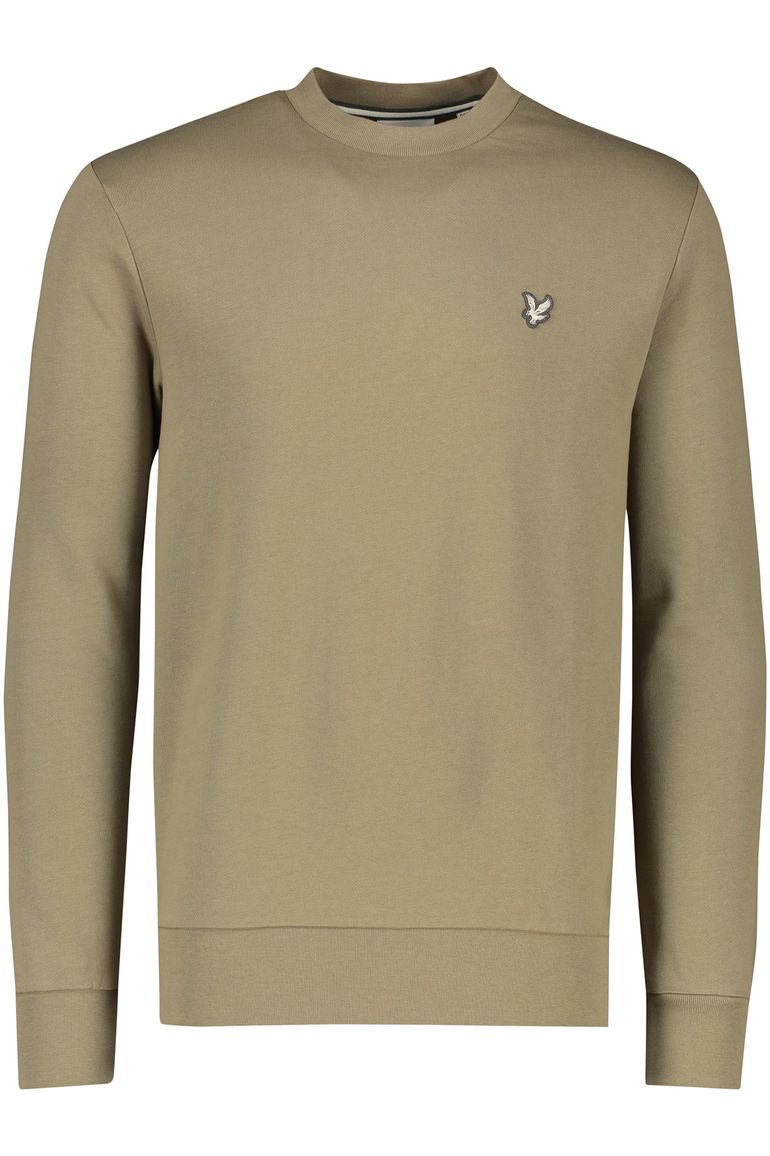 Lyle & Scott sweater groen effen