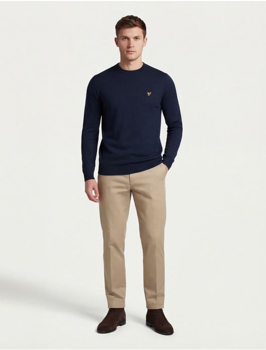 trui donkerblauw Lyle & Scott