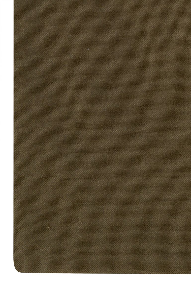 Lyle & Scott overhemd button-down bruin effen Oxford