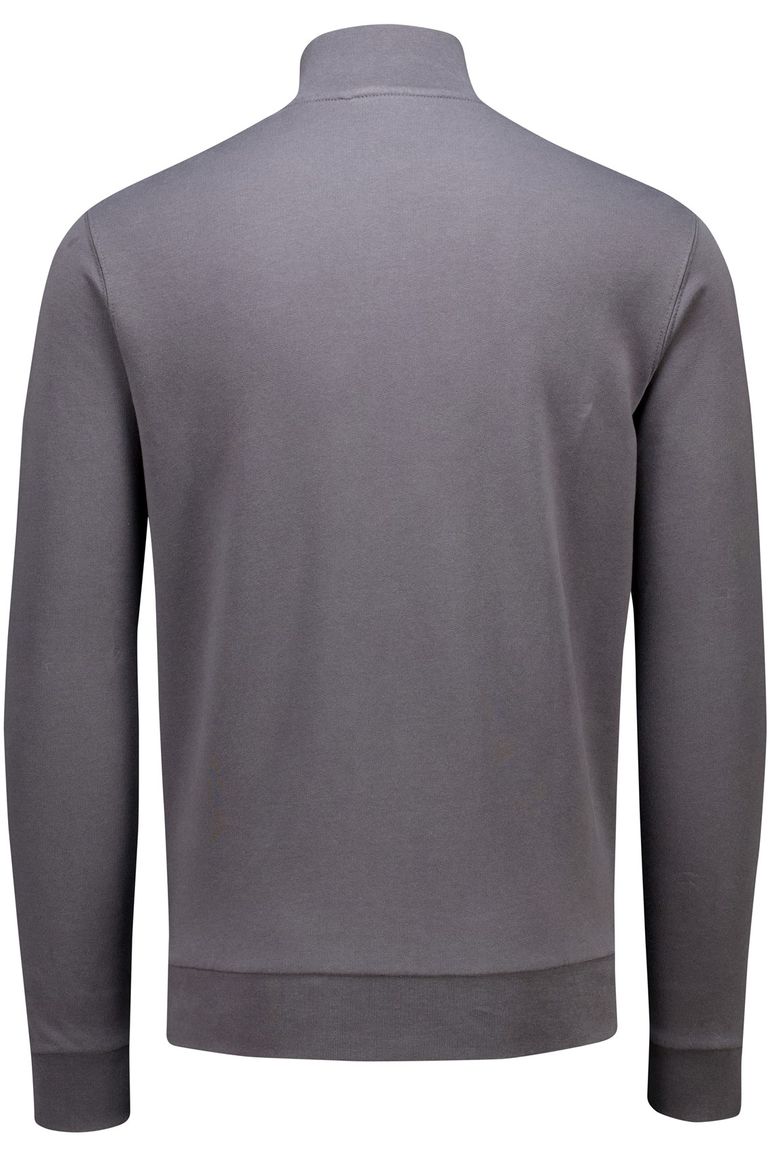 Lyle & Scott half-zip sweater grijs
