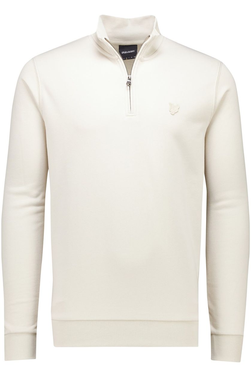 Lyle & Scott half-zip sweater beige