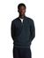 Lyle & Scott halfzip trui donkerblauw