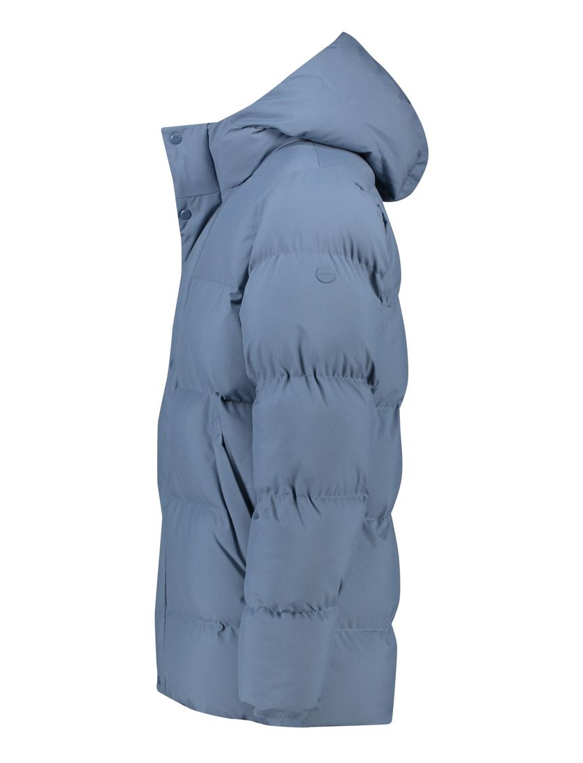 Normale fit Elvine winterjas lichtblauw uni Bror