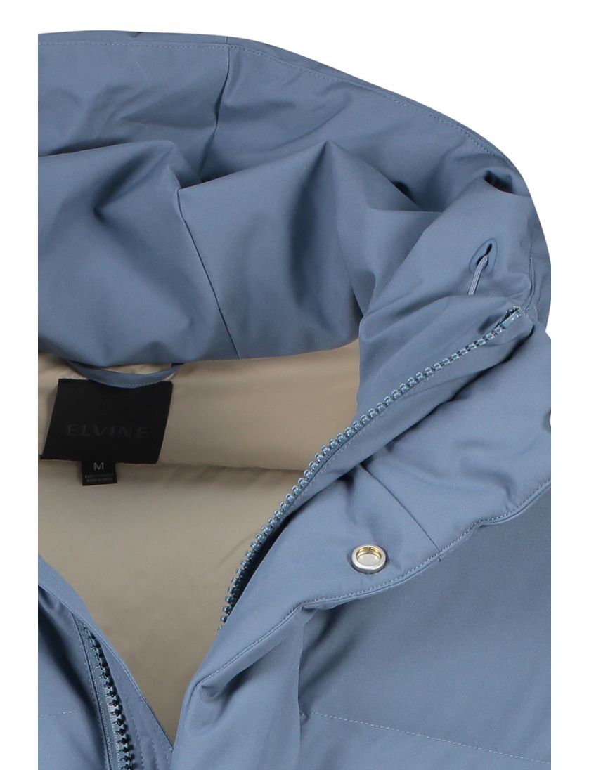 Normale fit Elvine winterjas lichtblauw uni Bror