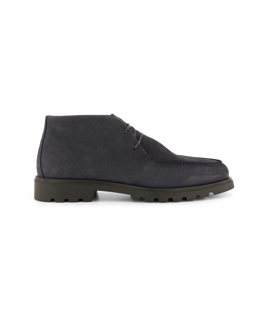 Giorgio boots navy met donkere zool effen leer