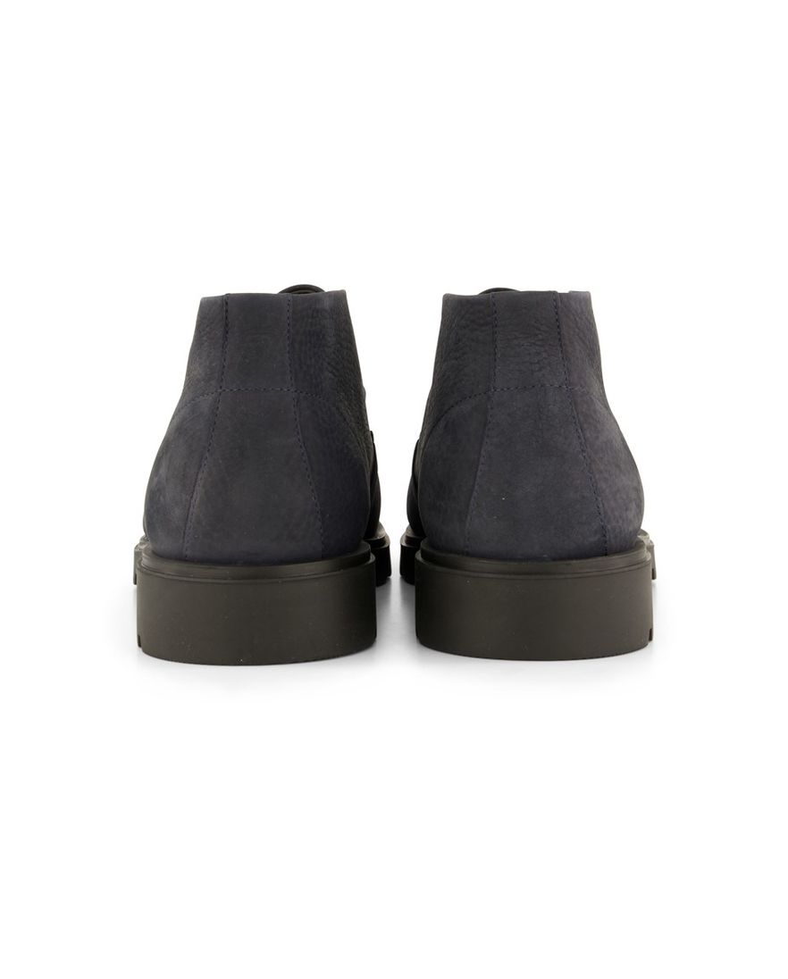 Giorgio boots navy met donkere zool effen leer