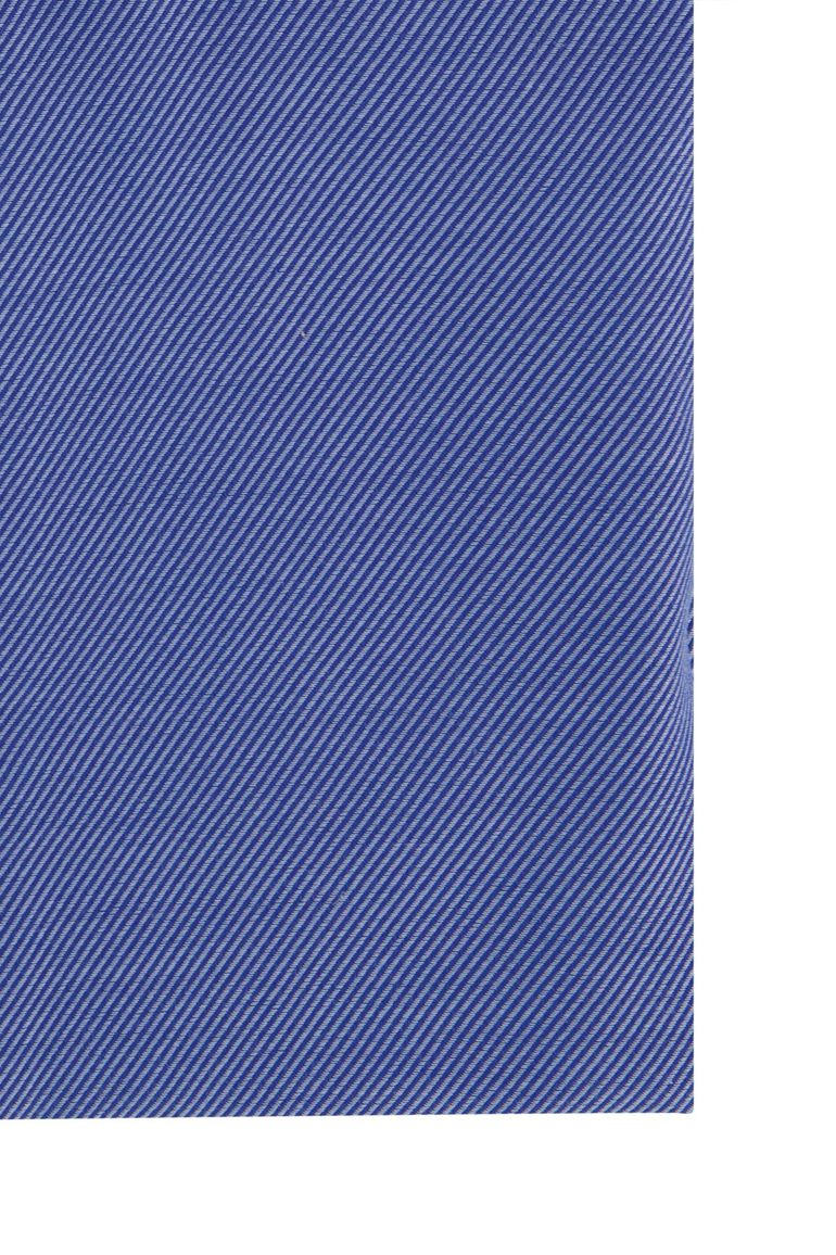 R2 overhemd mouwlengte 7 slim fit blauw effen 100% katoen