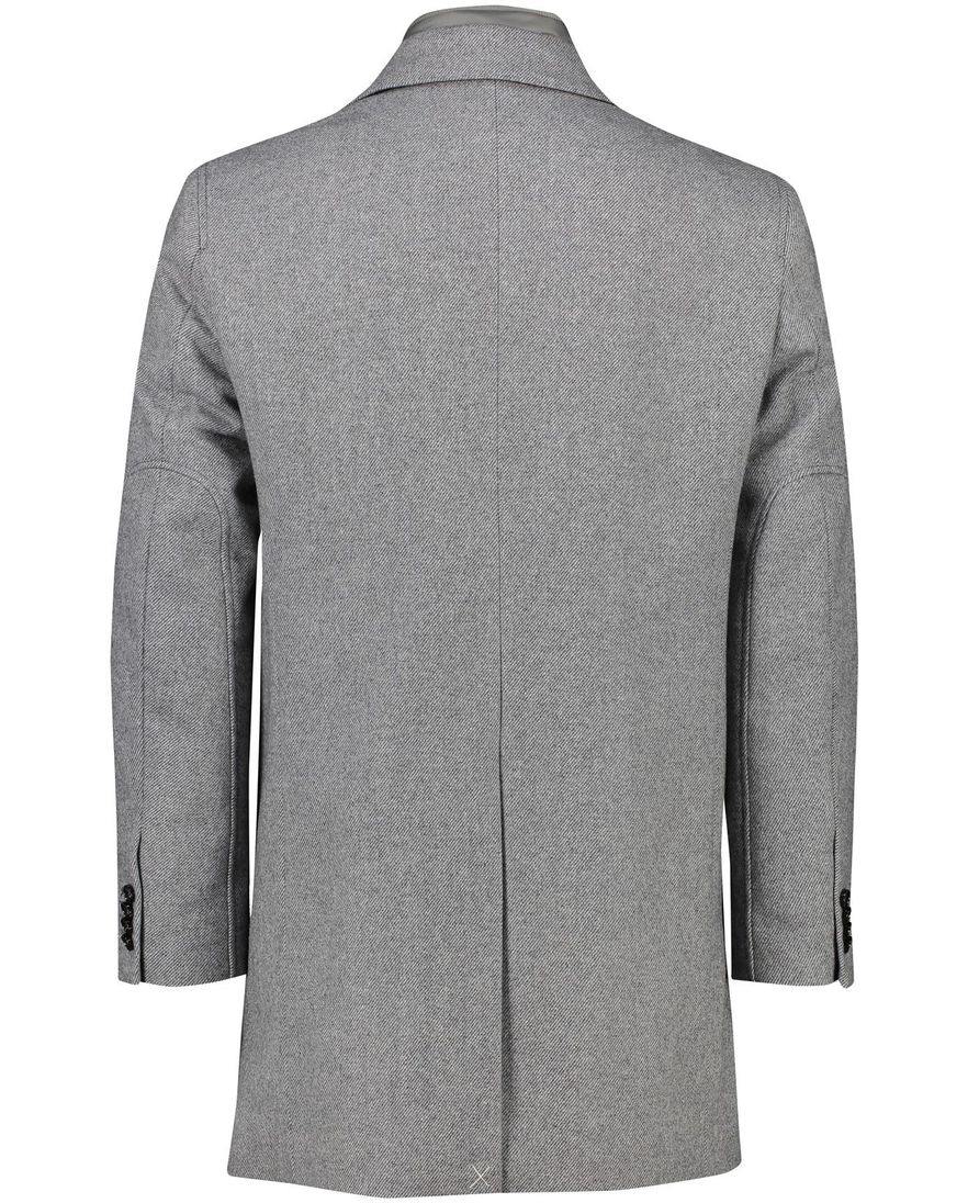 manteljas Portofino grijs wol