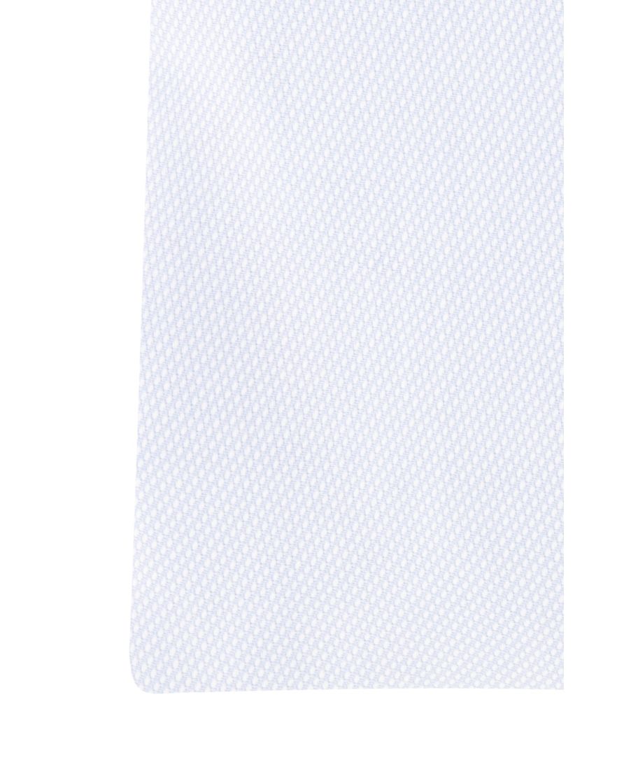 John Miller overhemd tailored fit lichtblauw gestreept