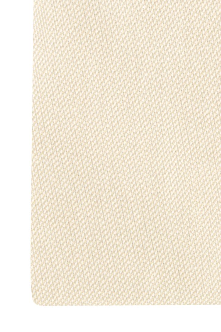 John Miller overhemd beige effen katoen normale fit