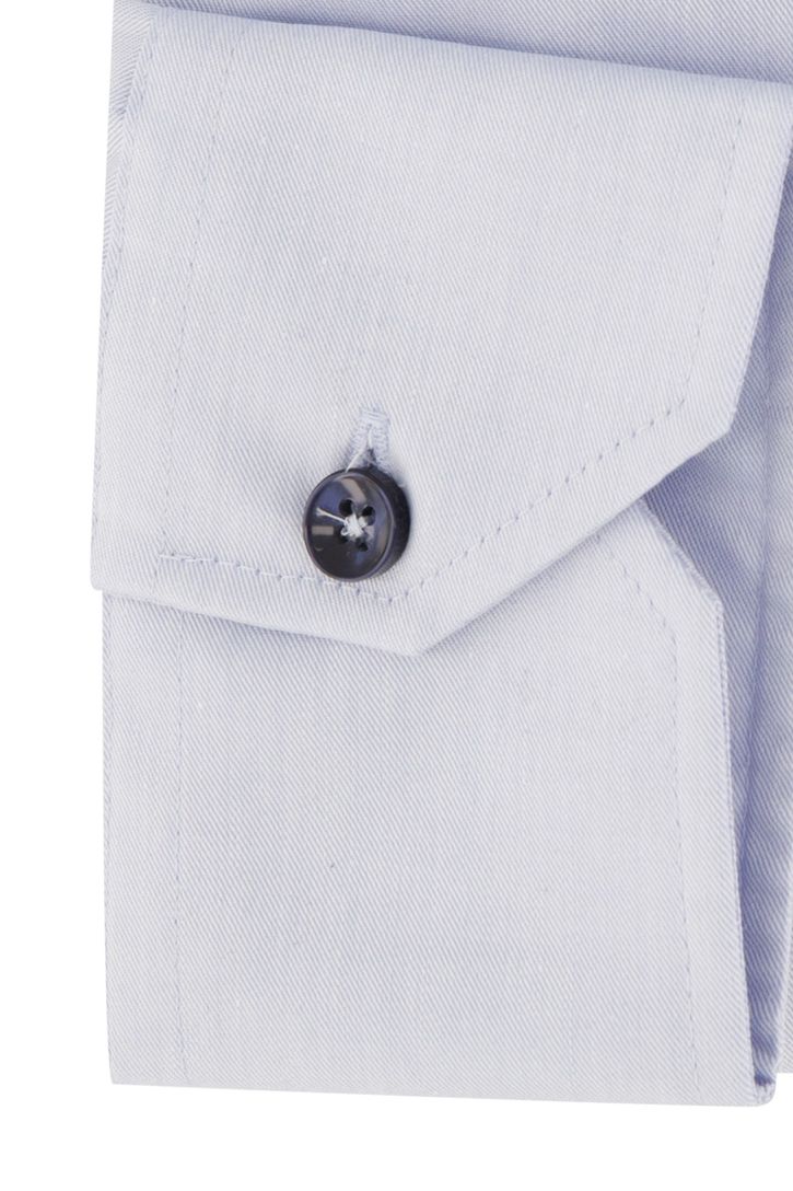 Overhemd Ledub Modern Fit lichtblauw strijkvrij katoen