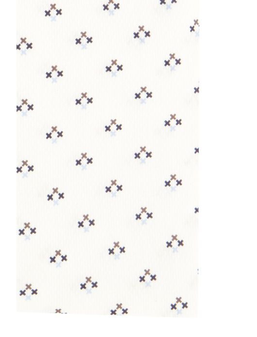 Ledub overhemd wit geprint ml 7