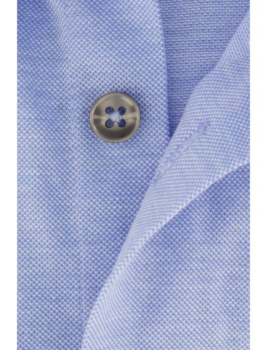 overhemd mouwlengte 7 Ledub Modern Fit New lichtblauw gemêleerd