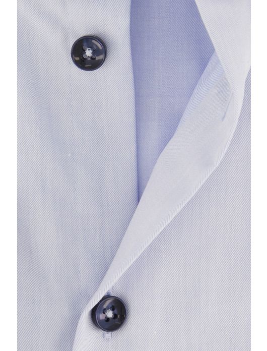 Strijkvrij overhemd Ledub lichtblauw