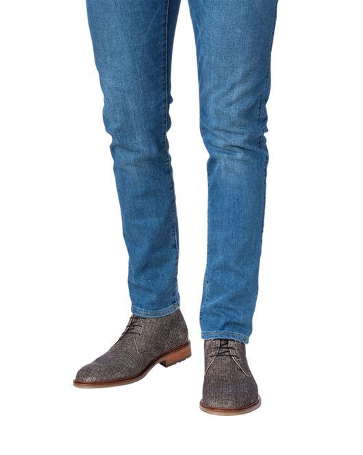 Floris van Bommel veterschoenen taupe