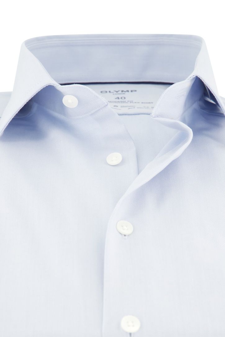 Modern fit Olymp Luxor lichtblauw katoen mouwlengte 7