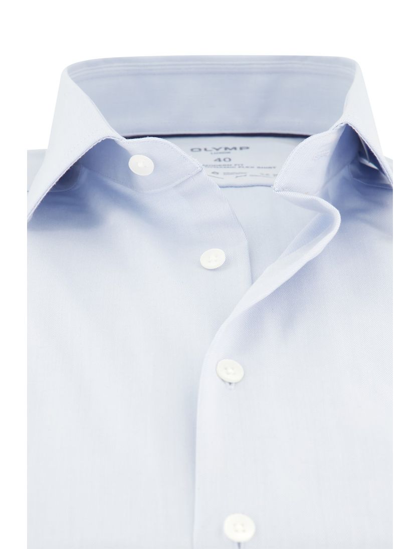 Modern fit Olymp Luxor lichtblauw katoen mouwlengte 7