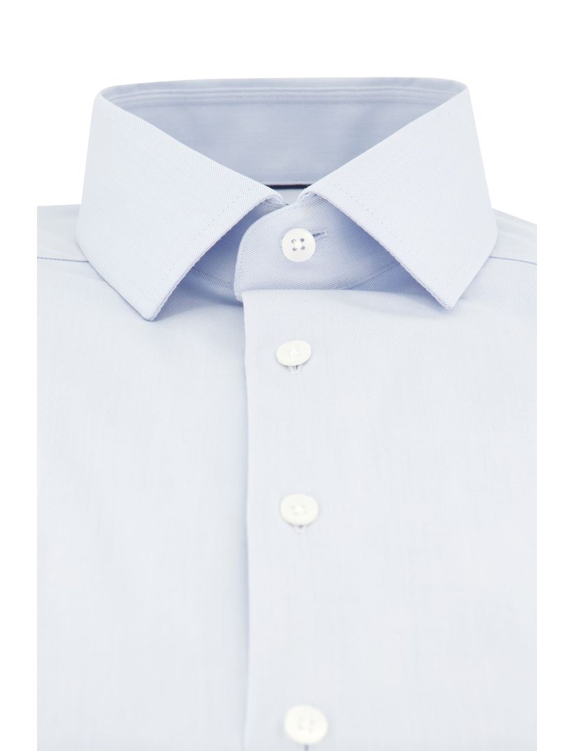 Modern fit Olymp Luxor lichtblauw katoen mouwlengte 7