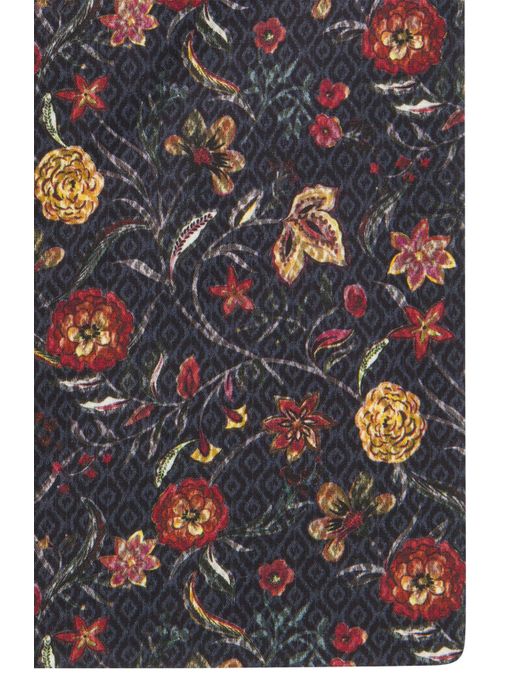 Olymp Luxor overhemd zwart geprint Modern fit