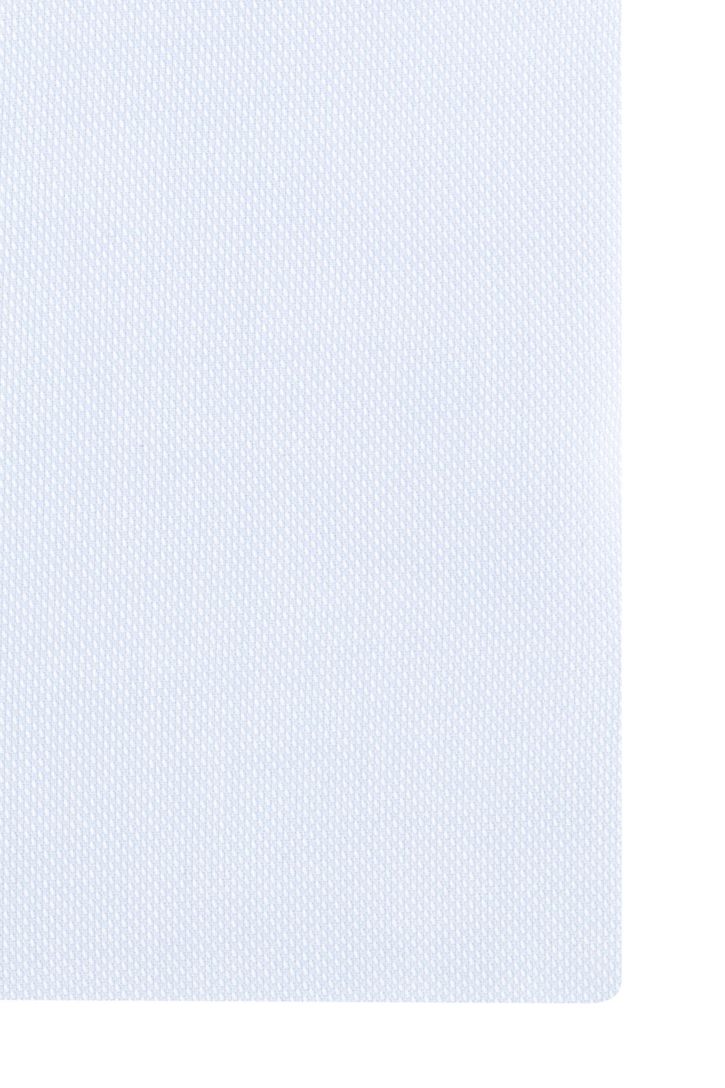 Olymp overhemd lichtblauw geprint katoen