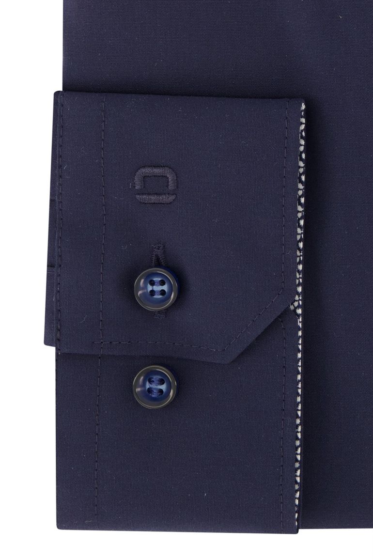 Olymp overhemd donkerblauw super slim