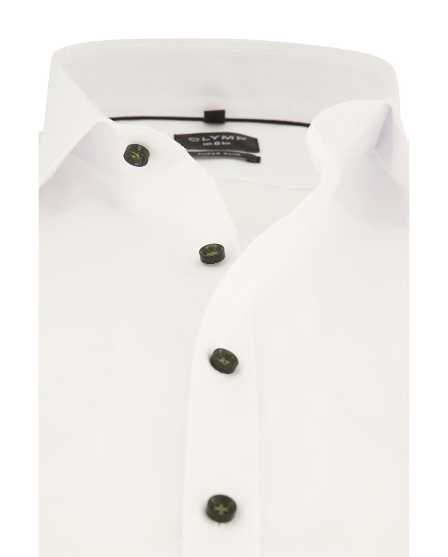 Olymp business overhemd extra slim fit wit effen