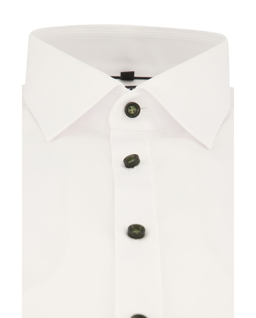 Olymp business overhemd extra slim fit wit effen