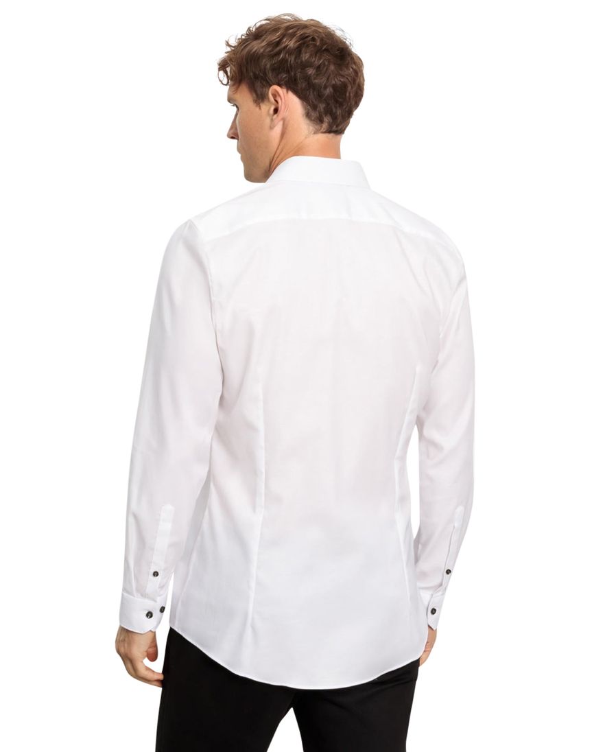 Olymp business overhemd extra slim fit wit effen