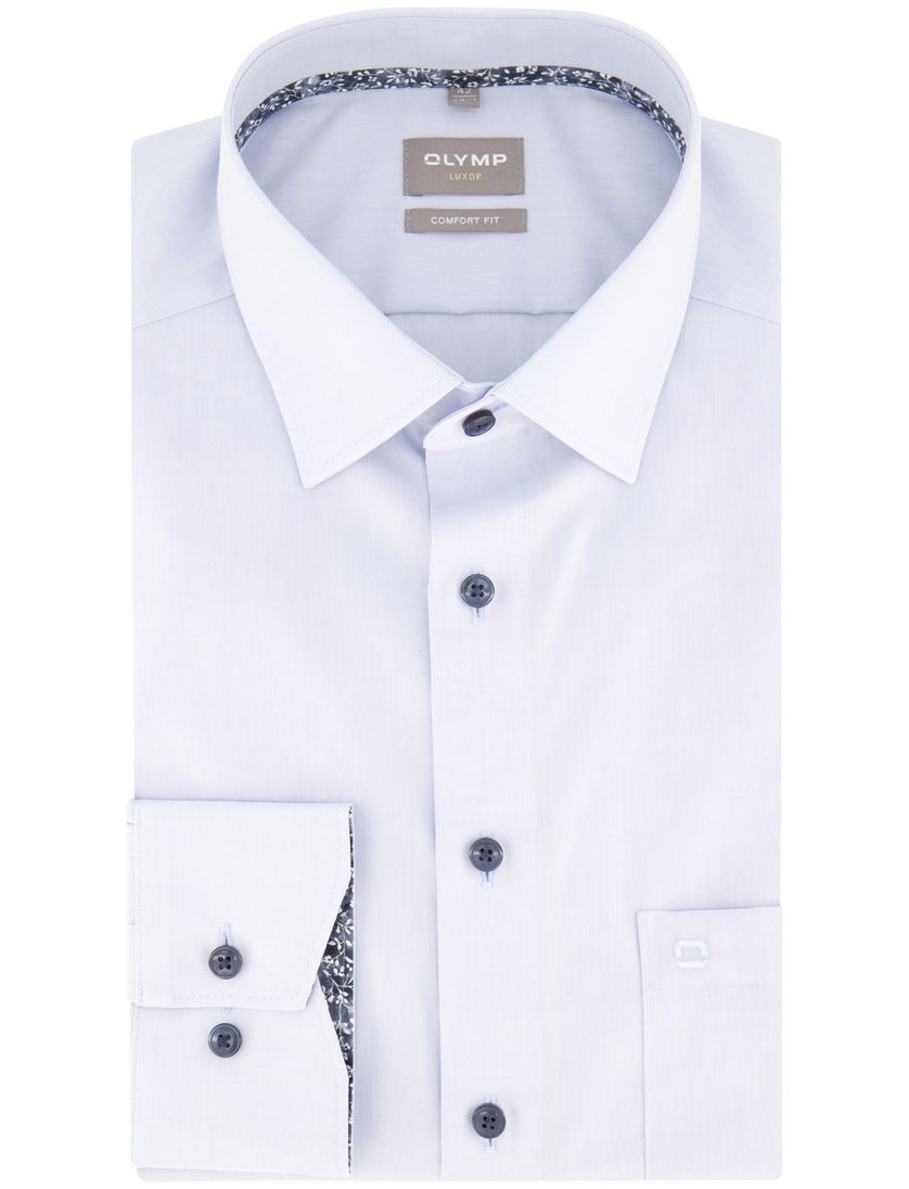 Olymp overhemd lichtblauw wijde fit