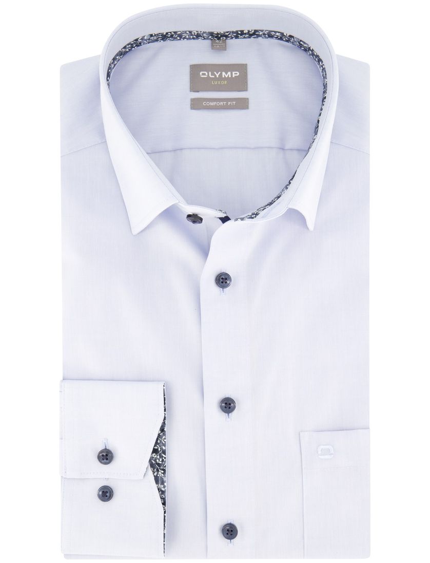 Olymp overhemd lichtblauw wijde fit