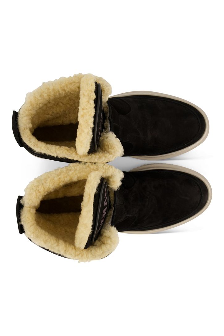 Rehab boots uni leer donkerblauw