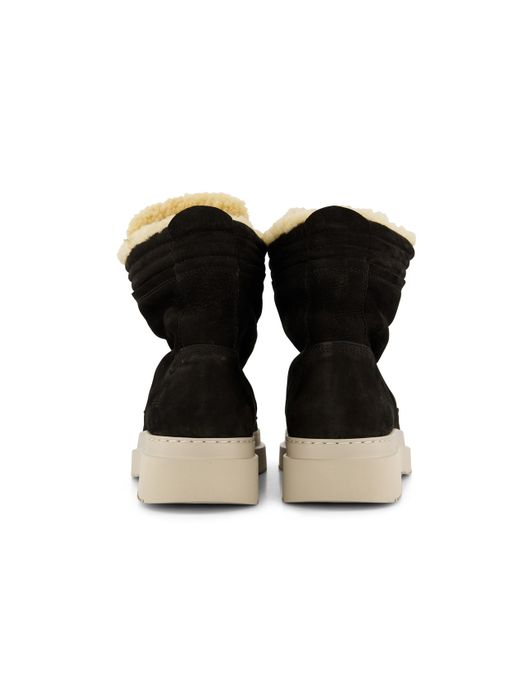 nette schoenen Rehab effen leer donkerblauw