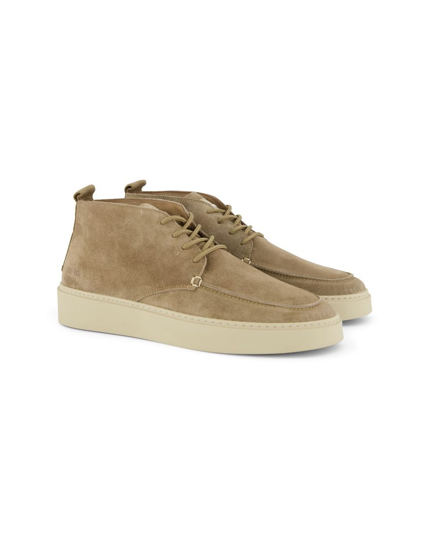 Rehab sneakers beige uni 100% leer