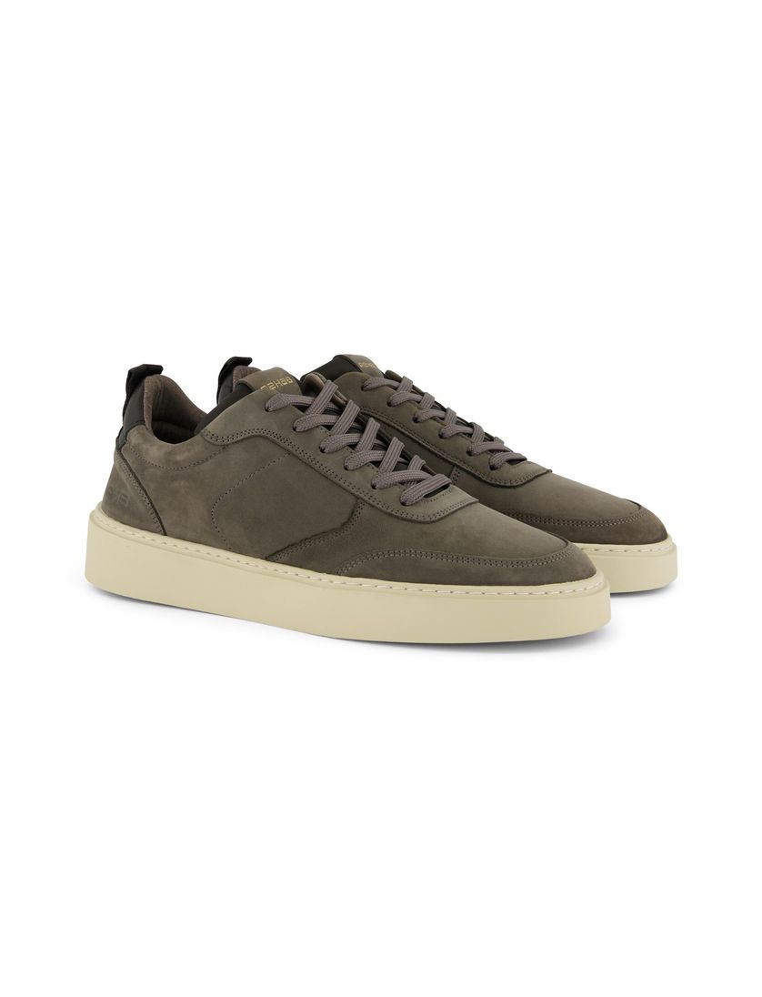 Rehab sneakers uni leer grijs