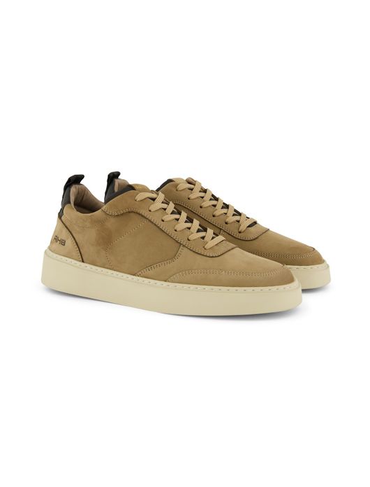 sneakers Rehab effen leer beige