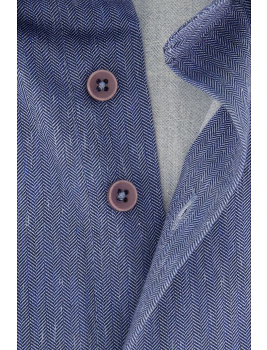 casual overhemd blauw Eden Valley Regular Fit