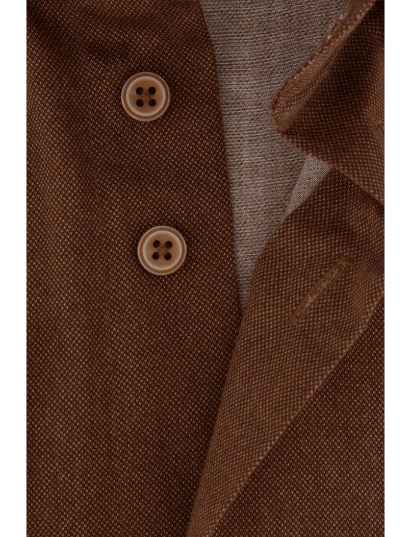 Casual overhemd Eden Valley Regular Fit camel borstzak